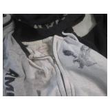 (D-2) 4 Hoodies Adidas, American Ea...