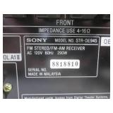 (D-4) Sony STR-DE945 FM Stereo / FM...
