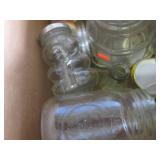 (F-2) Box of Vintage Jars...