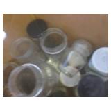 (F-2) Box of Vintage Jars...