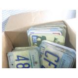 (F-1) Box of Assorted License Plate...