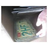 (F-1) Box of Assorted License Plate...