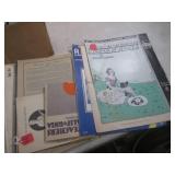 (A-3) Assortment of Vintage Sheet M...