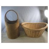 (A-3T) 2 Woven Baskets...