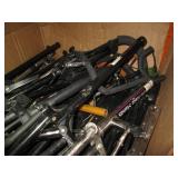 Box lot of misc guitar stands...