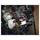 Vintage storage trunk full of assor...