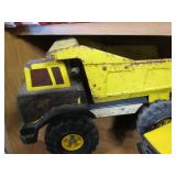 Vintage metal Tonka dump truck plus...
