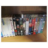 Lot of vintage VHS movies and VHS b...