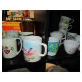 Variety of vintage fine China with ...