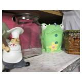 Variety of vintage cookie jars and ...