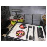 GE toaster oven, Toshiba DVD player...