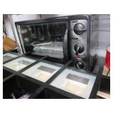 GE toaster oven, Toshiba DVD player...