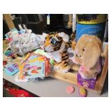 Vintage toys, train set and Leap Fr...