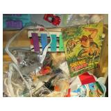 Vintage toys, train set and Leap Fr...