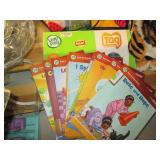 Vintage toys, train set and Leap Fr...