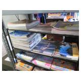 Diverse collection of magazines and...