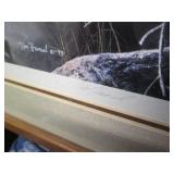"Reflections" framed and double mat...