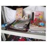 Assortment of stickers, notebooks a...