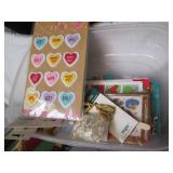 Assortment of stickers, notebooks a...