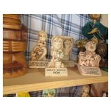 Hilda S. Ege Norse Ski doll figures...