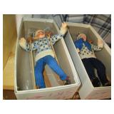 Hilda S. Ege Norse Ski doll figures...