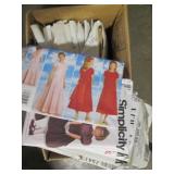 Variety of vintage sewing patterns...