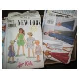 Variety of vintage sewing patterns...