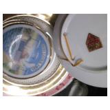 Wide variety of vintage ashtrays an...