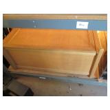 Wooden toy chest storage trunk benc...