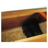 Wooden toy chest storage trunk benc...