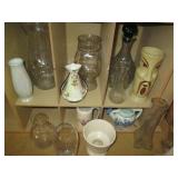 Numerous Vases in a variety of colo...