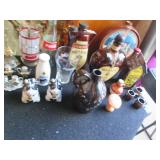 Vintage fragile decanters, drinking...