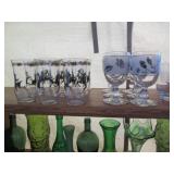Huge collection of vintage glasswar...