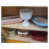 Variety of fragile vintage ceramic ...