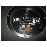 Large DLK speaker and smaller Harmo...