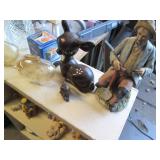 Shelf tilled with nic nacks, collec...