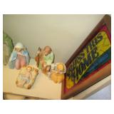 Shelf tilled with nic nacks, collec...