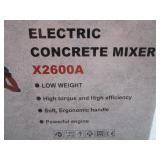 X2600A Electric Concrete Mixer