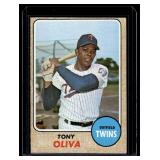 Tony Oliva   1968 Topps #165 Minnesota Twins Baseball Card
