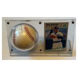 Paul Molitor Signed Basbeall and Card Set Rawlings OMLB Selig Ball Minnesota Twins
