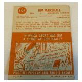 Jim Marshall RC 1963 Topps #107 Vintage Rookie Minnesota Vikings Football Card