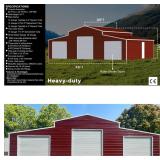 New Metal Storage Shed 42FT x 30FT K4230G