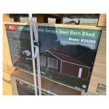 Double Garage Steel Barn 25FT(W)x 33FT(L)x 14FT(H)    K3325G