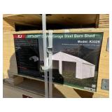 Double Garage Steel Barn 25FT(W)x 33FT(L)x 14FT(H)  K3325