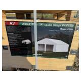 Double Garage Metal shed 23FT(W)x22(L)x13(H)  K2223
