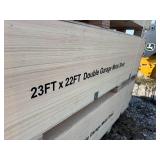 Double Garage Metal shed 23FT(W)x22(L)x13(H) K2223G