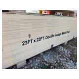 Double Garage Metal shed 23FT(W)x22(L)x13(H)  K2223