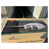 Double Garage Steel Barn Shed 45FT(L)x25FT(W)x 14FT(H)  K4525