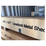 Livestock Metal Shed 20ft by 12 wide  K1912