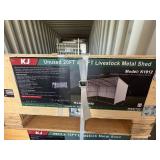 Livestock Metal Shed 20ft by 12 wide  K1912